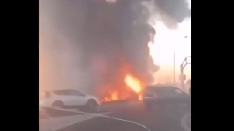 Πανικός από έκρηξη σε βενζινάδικο στη Ρωσία