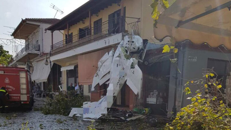 Πτώση μονοκινητήριου αεροπλάνου στις Σέρρες