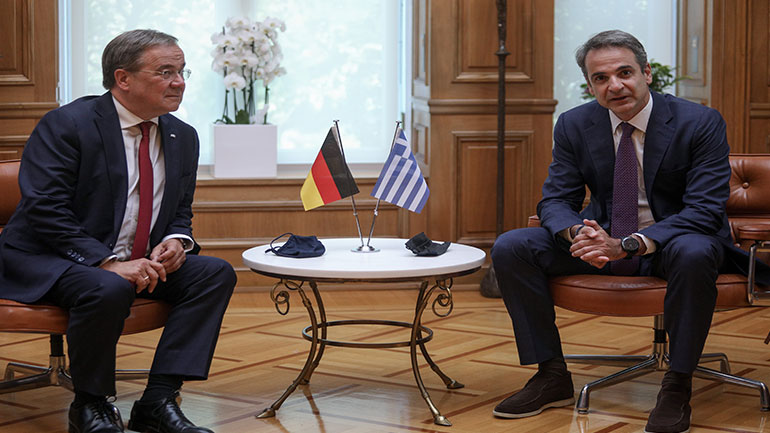 Συνάντηση Μητσοτάκη-Λάσετ: «Όλες οι ευρωπαϊκές χώρες να είναι σε εγρήγορση μέχρι να βρεθεί το εμβόλιο»