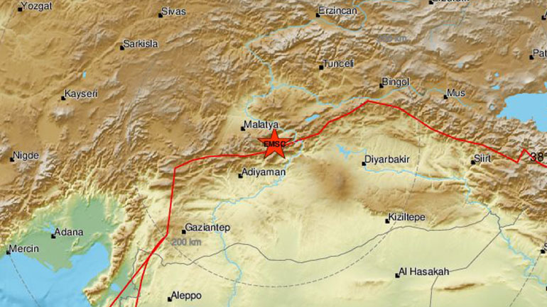Σεισμός 5,2 Ρίχτερ στην ανατολική Τουρκία