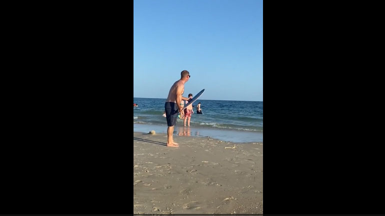 Skimboarding για κλάματα…