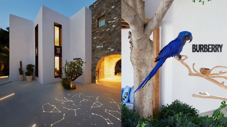Επαναλειτουργεί το pop-up κατάστημα του οίκου Burberry στο Nammos Village