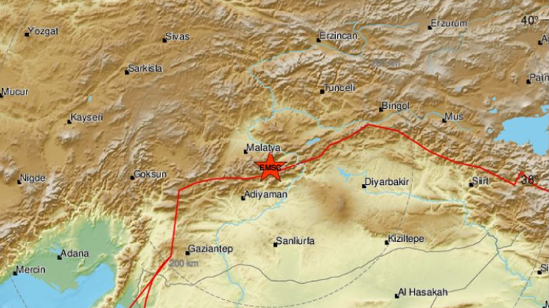 Σεισμός 5,7 Ρίχτερ στην Τουρκία
