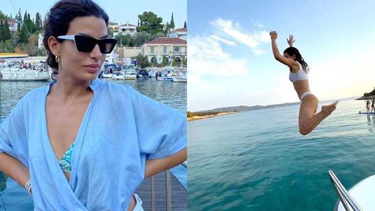 Τόνια Σωτηροπούλου: Εξόρμηση με σκάφος στις Σπέτσες μαζί με τον Κωστή Μαραβέγια και φίλους!