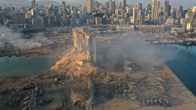 Ανατινάχθηκαν 2.750 τόνοι νιτρικού αμμωνίου