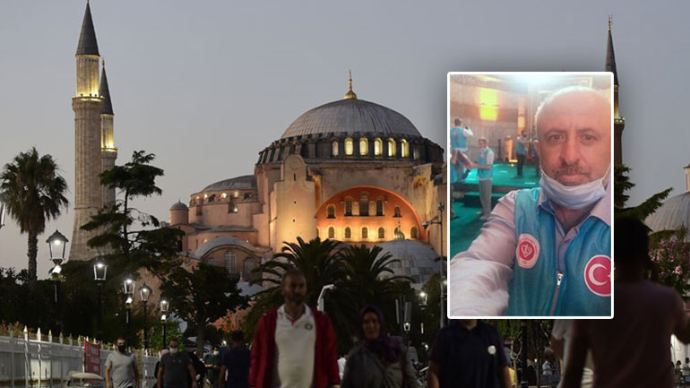 Πέθανε από ανακοπή μέσα στην Αγία Σοφία ο μουεζίνης που καλούσε τους μουσουλμάνους σε προσευχή Πέθανε από ανακοπή μέσα στην Αγία Σοφία ο μουεζίνης που καλούσε τους μουσουλμάνους σε προσευχή