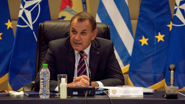 Τηλεφωνική επικοινωνία του ΥΕΘΑ Νικόλαου Παναγιωτόπουλου με τον ΥΠΑΜ Ιταλίας Λορέντσο Γκουερίνι