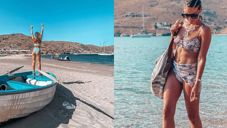 Αθηνά Οικονομάκου: Ολιγοήμερη απόδραση στην Κύθνο