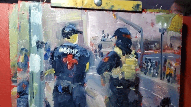 «Τείχος από Καλλιτέχνες», στο Πόρτλαντ