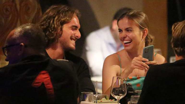 Στέφανος Τσιτσιπάς – Θεοδώρα Πεταλάς: Ρομαντικό δείπνο υπό τους ήχους του βιολιού