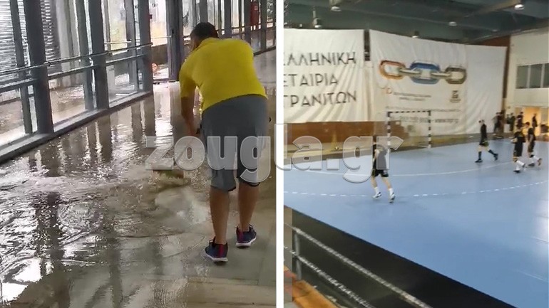 Πλημμύρισε το γήπεδο του χάντμπολ στο ΟΑΚΑ πριν από παιχνίδι για το Final Four του πρωταθλήματος Νέων!