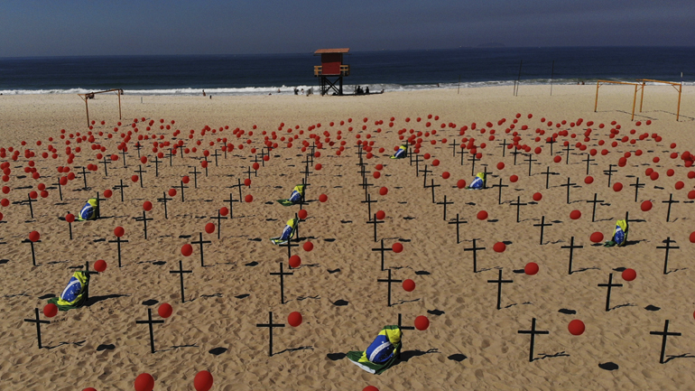 Covid-19: Ξεπέρασαν τους 100.000 οι νεκροί  στη Βραζιλία