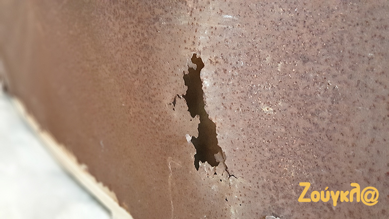 Η διάβρωση του μετάλλου μετά από 112 χρόνια…