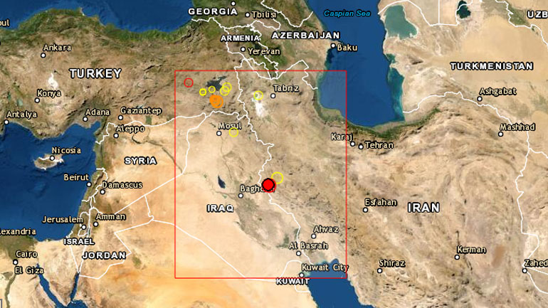 Σεισμική δόνηση 4,9 Ρίχτερ ανάμεσα στα σύνορα Ιράν με Ιράκ
