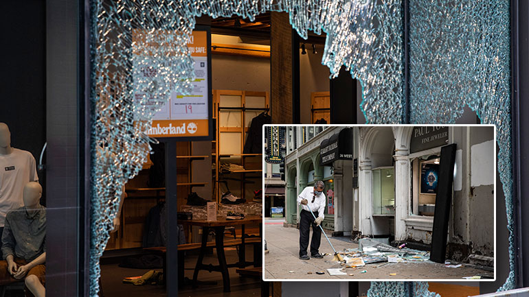 ΗΠΑ: Λεηλασίες και πυροβολισμοί στο Σικάγο – Tουλάχιστον 100 συλλήψεις