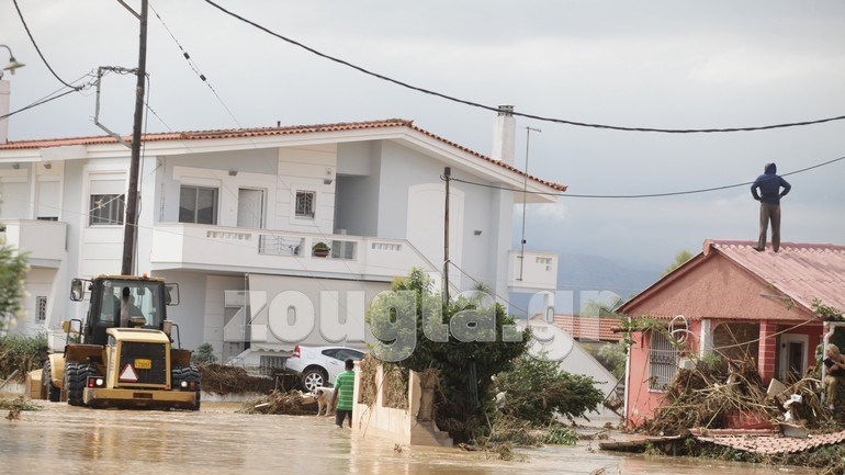 Σε κατάσταση Έκτακτης Ανάγκης δήμοι σε Εύβοια και Θεσσαλονίκη μετά τις πλημμύρες