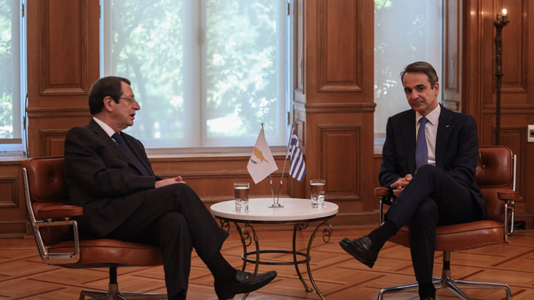 Τηλεφωνική επικοινωνία Ν. Αναστασιάδη – Κυρ. Μητσοτάκη