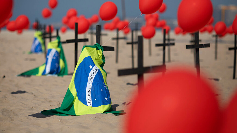 Βραζιλία: 1.274 θάνατοι και πάνω από 52.000 κρούσματα σε 24 ώρες