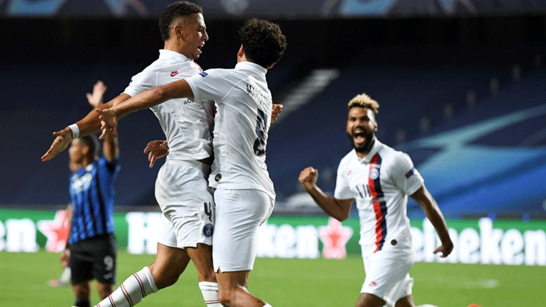 Στα ημιτελικά του Champions League με απίστευτη ανατροπή η Παρί Σεν Ζερμέν, 2-1 την Αταλάντα