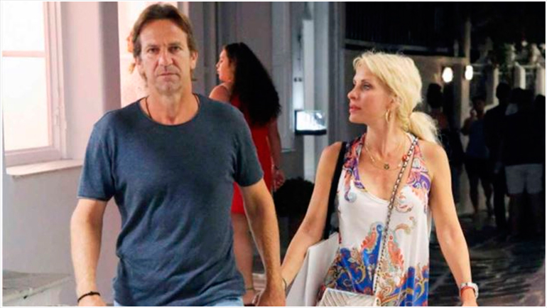 Ελένη Μενεγάκη: Διακοπές στη Νάξο με την οικογένειά της