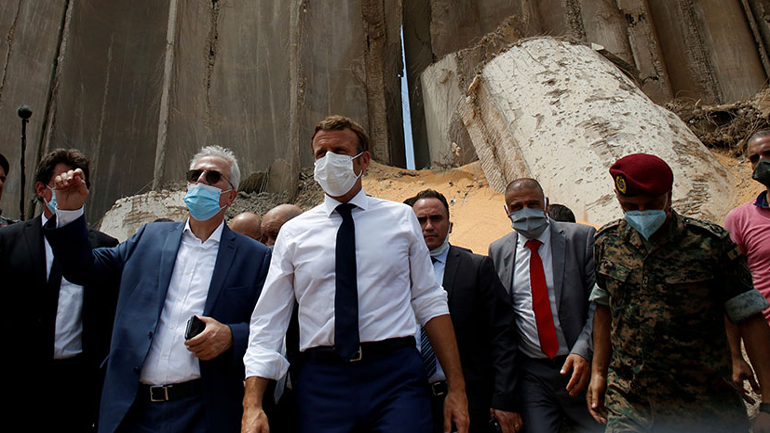 Ο πρόεδρος Μακρόν θα επισκεφθεί και πάλι τον Λίβανο την 1η Σεπτεμβρίου