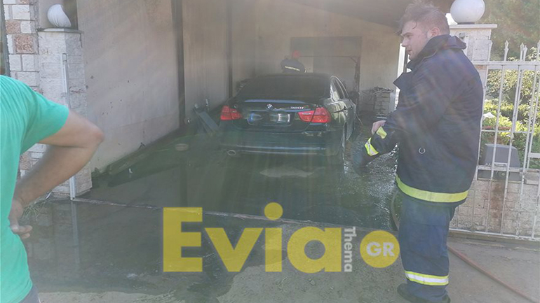 Παρανάλωμα του πυρός ένα αυτοκίνητο στα Ψαχνά Ευβοίας
