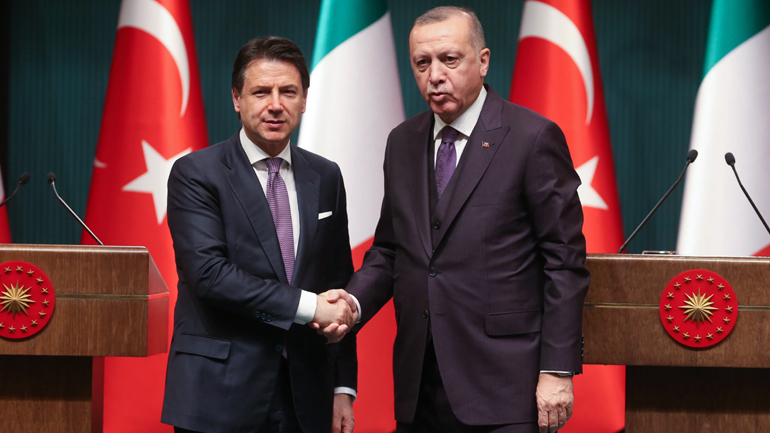 Συνομιλία Ερντογάν – Κόντε για την ανατολική Μεσόγειο