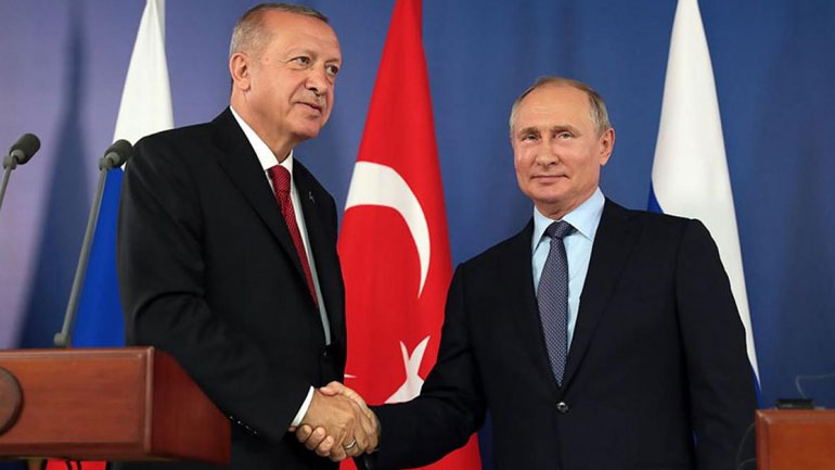 Νέα τηλεφωνική επικοινωνία Πούτιν – Ερντογάν