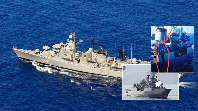 Με επίσημα στοιχεία ο εμβολισμός της τουρκικής φρεγάτας