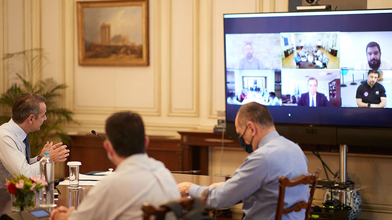 Σε εξέλιξη βρίσκεται η τακτική σύσκεψη για τον κορωνοϊό υπό τον πρωθυπουργό