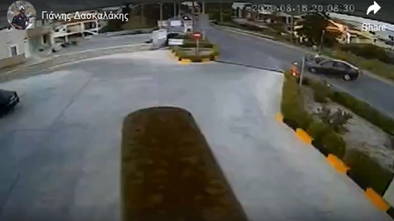 Σοβαρό τροχαίο στην Κρήτη που αποδεικνύει πως το κράνος σώζει ζωές