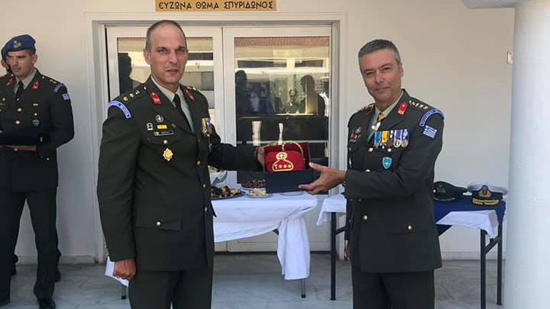 Παράδοση-παραλαβή στη Διοίκηση της Προεδρικής Φρουράς Παράδοση-παραλαβή στη Διοίκηση της Προεδρικής Φρουράς