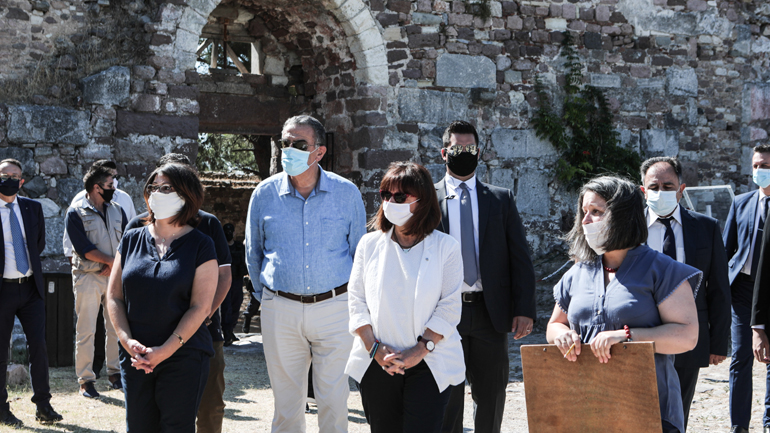 Μήνυμα της Προέδρου της Δημοκρατίας από τη Μυτιλήνη προς τους ευρωπαίους