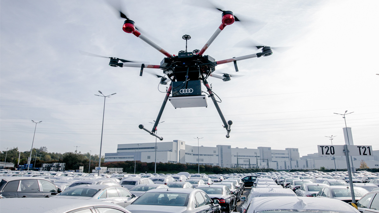 Πού και γιατί χρησιμοποιεί drones η Audi;