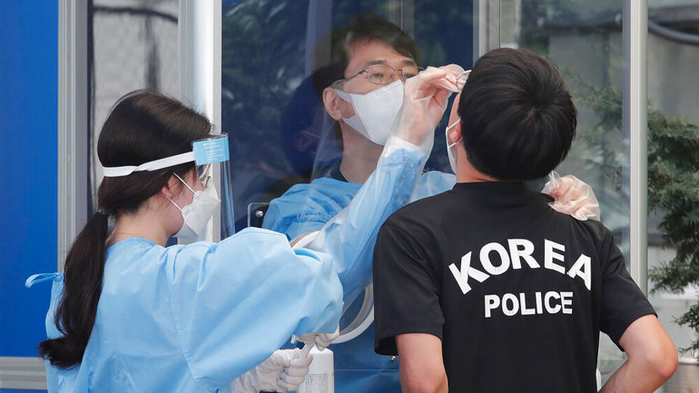 Νότια Κορέα: Σχεδόν 400 νέα κρούσματα μόλυνσης από τον κορωνοϊό σε 24 ώρες