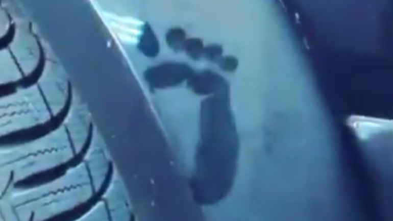 Ίχνη σε ένα αυτοκίνητο