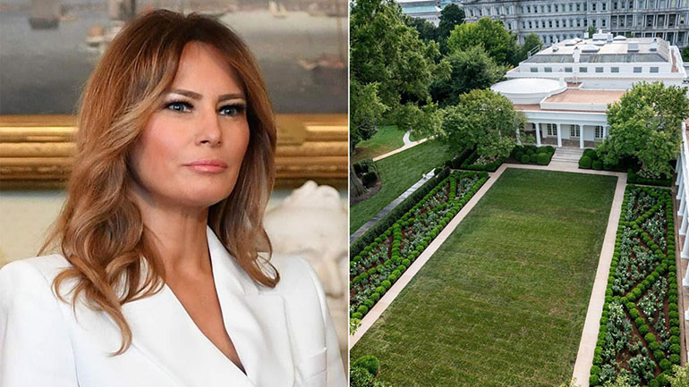 Το Twitter τρολάρει τη Melania Trump για την ανακαίνιση στον διάσημο κήπο των Ρόδων του Λευκού Οίκου