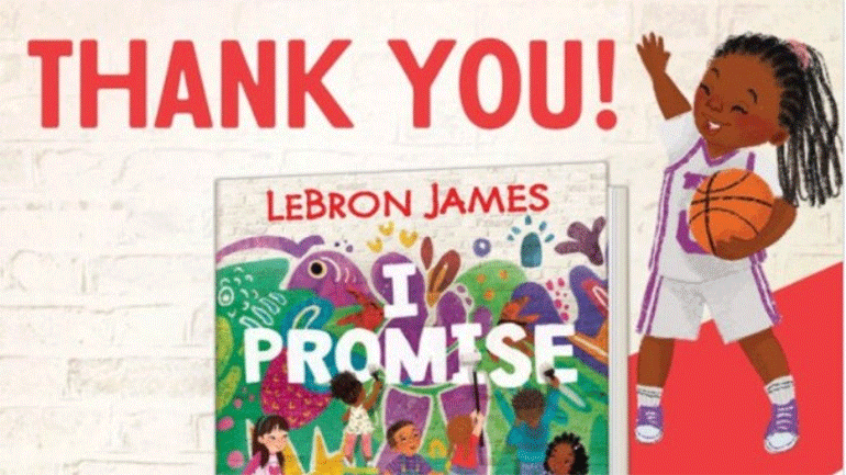 Στα ευπώλητα των Τάιμς της Ν.Υόρκης το παιδικό βιβλίο του ΛεΜπρον Τζέιμς