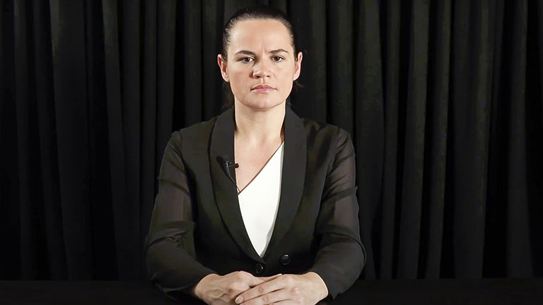 Λευκορωσία: Η Τιχανόφσκαγια θα μιλήσει ενώπιον του Ευρωκοινοβουλίου