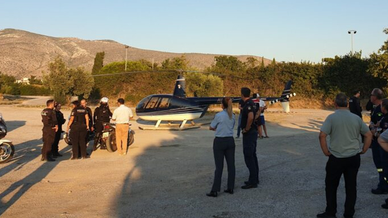 Αναγκαστική προσγείωση ελικοπτέρου στο γκολφ Γλυφάδας