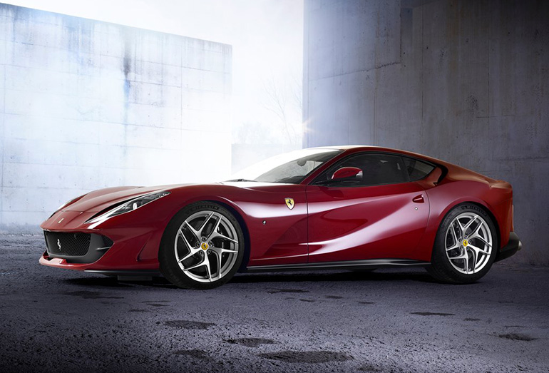 Η Ferrari 812 Superfast ήταν τρίτη σε ταξινομήσεις.