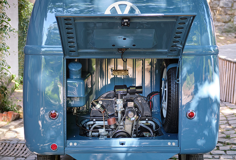 Ο κινητήρας του πρώτου Bulli.