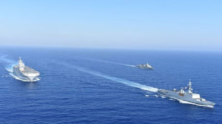 Ξεκινά η τριήμερη αεροναυτική άσκηση Κύπρου-Ελλάδας-Γαλλίας