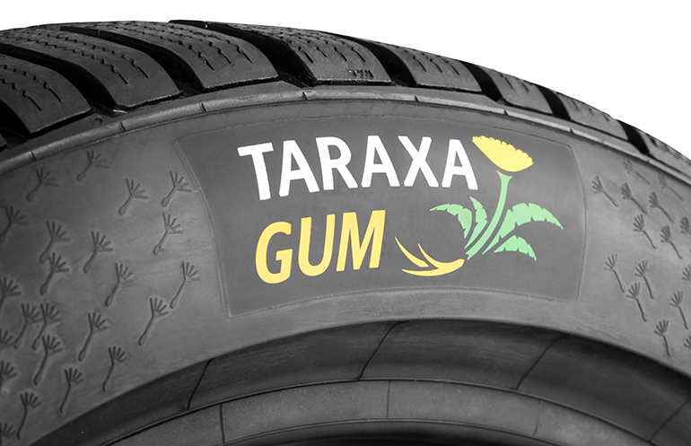 Το λογότυπο της Continental που ενημερώνει για το υλικό που χρησιμοποιεί στο συγκεκριμένο ελαστικό...