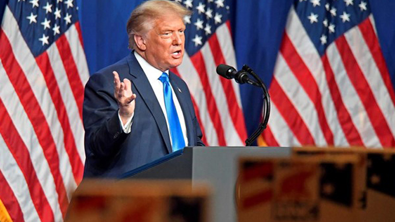 Τραμπ: «Κανένας δεν θα είναι ασφαλής στην Αμερική του Μπάιντεν»