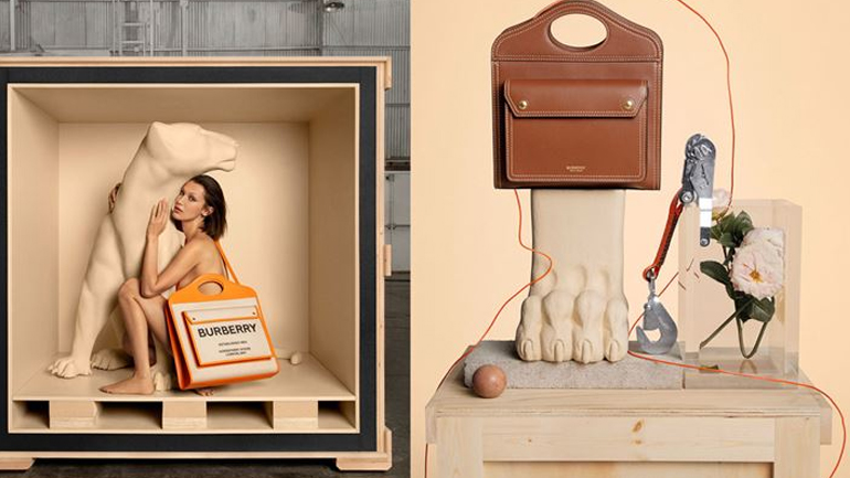 «The Pocket Bag»: H νέα καμπάνια της Burberry με πρωταγωνίστρια τη Bella Hadid για τη νέα it bag του οίκου