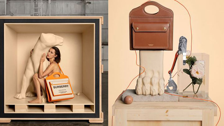 «The Pocket Bag»: H νέα καμπάνια της Burberry με πρωταγωνίστρια τη Bella Hadid για τη νέα it bag του οίκου