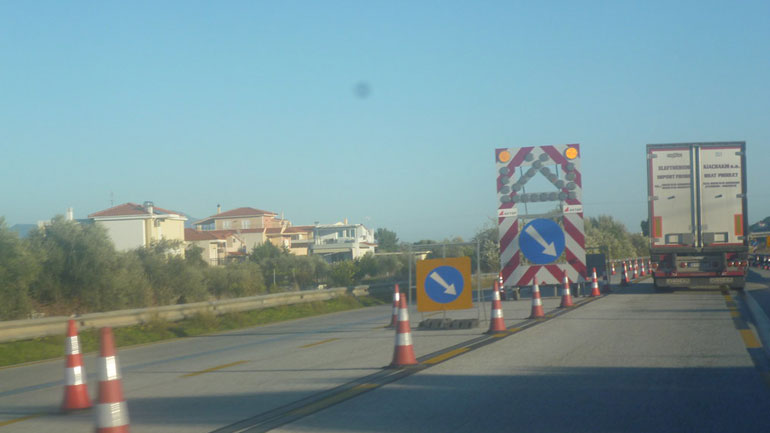 Χανιά: Κλειστό θα παραμείνει την Τρίτη τμήμα του Βόρειου Οδικού Άξονα Κρήτης