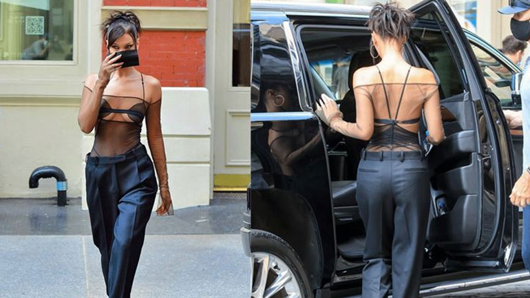 Η hot εμφάνιση της Bella Hadid στις πρόβες των MTV VMAs 2020