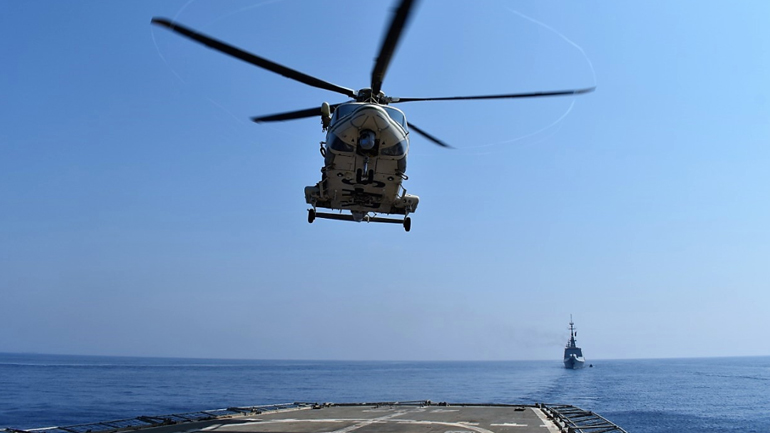 Εντυπωσιακές εικόνες από την άσκηση EUNOMIA με τη συμμετοχή Ελλάδας-Γαλλίας-Κύπρου-Ιταλίας